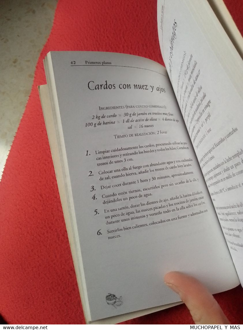 LIBRO 100 RECETAS CON ACEITE DE OLIVA , COCINA MEDITERRÁNEA...OBSEQUIO DE TIMOTEI, 1999, PLAZA JANÉS VER FOTOS, COCINA..