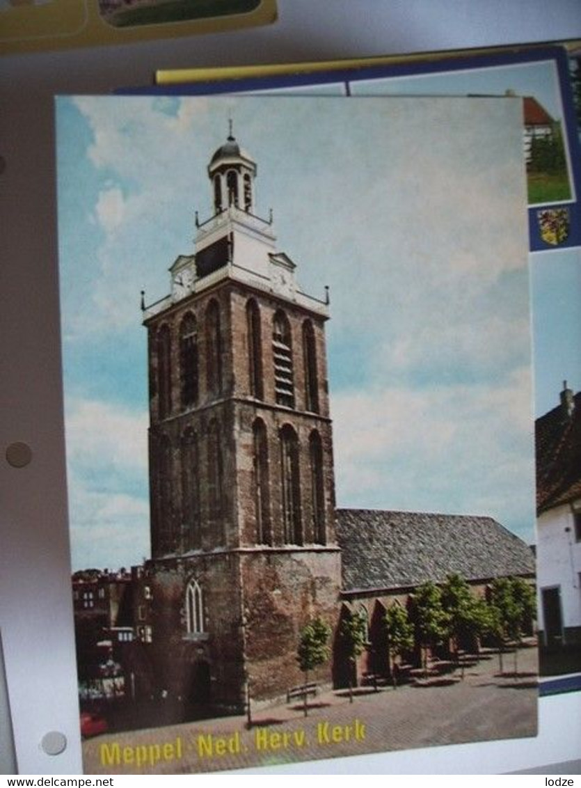 Nederland Holland Pays Bas Meppel Met De Nederlands Hervormde Kerk - Meppel