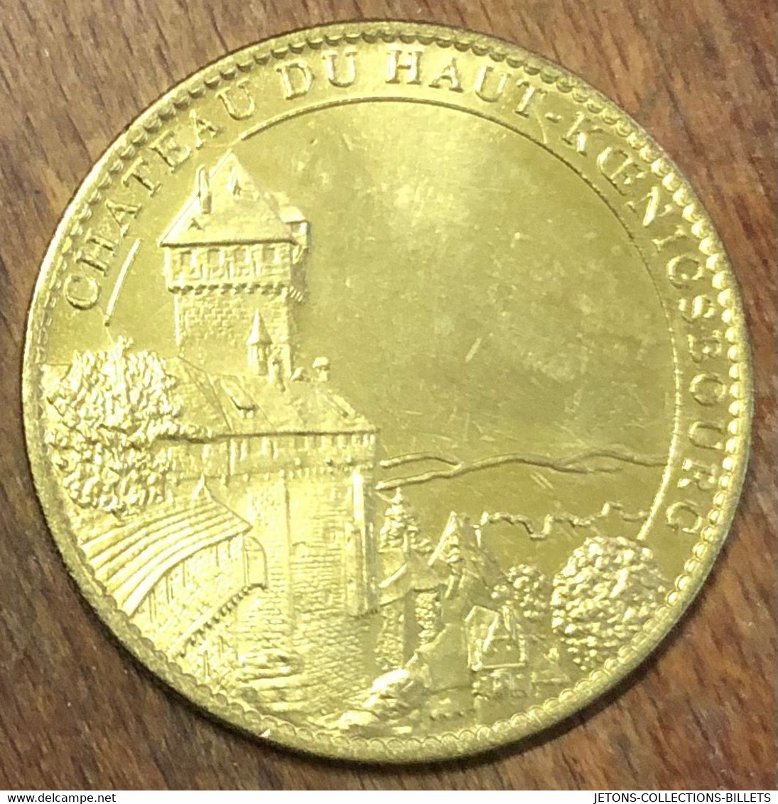 67 ORSCHWILLER CHÂTEAU HAUT KOENIGSBOURG AB 2013 MÉDAILLE SOUVENIR ARTHUS BERTRAND JETON TOURISTIQUE MEDALS TOKENS COINS - 2013