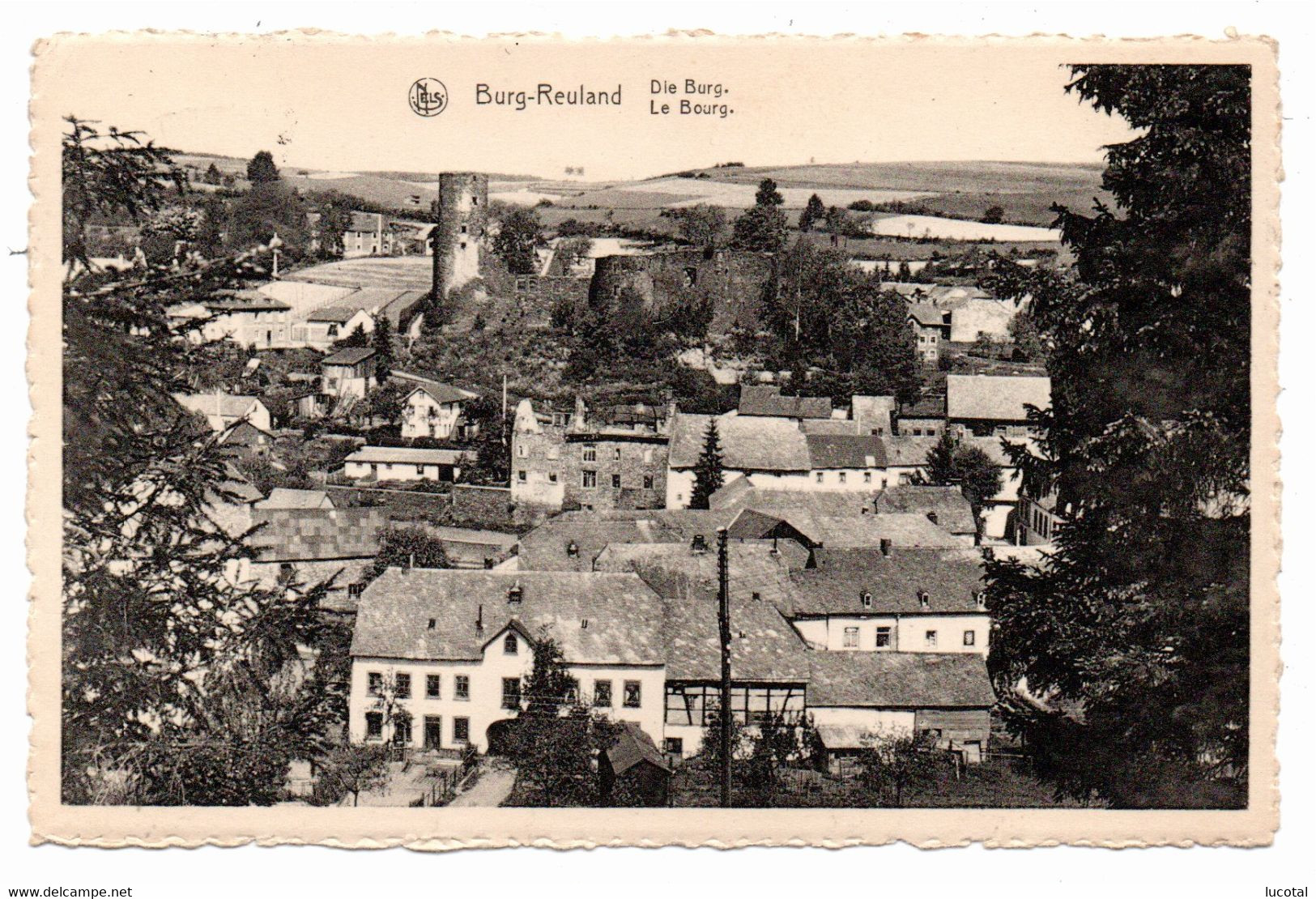 Burg Reuland - Le Bourg - Die Burg - 1952 - Editeur Nels / Photo A. De Boeck, Burg Reuland - Burg-Reuland