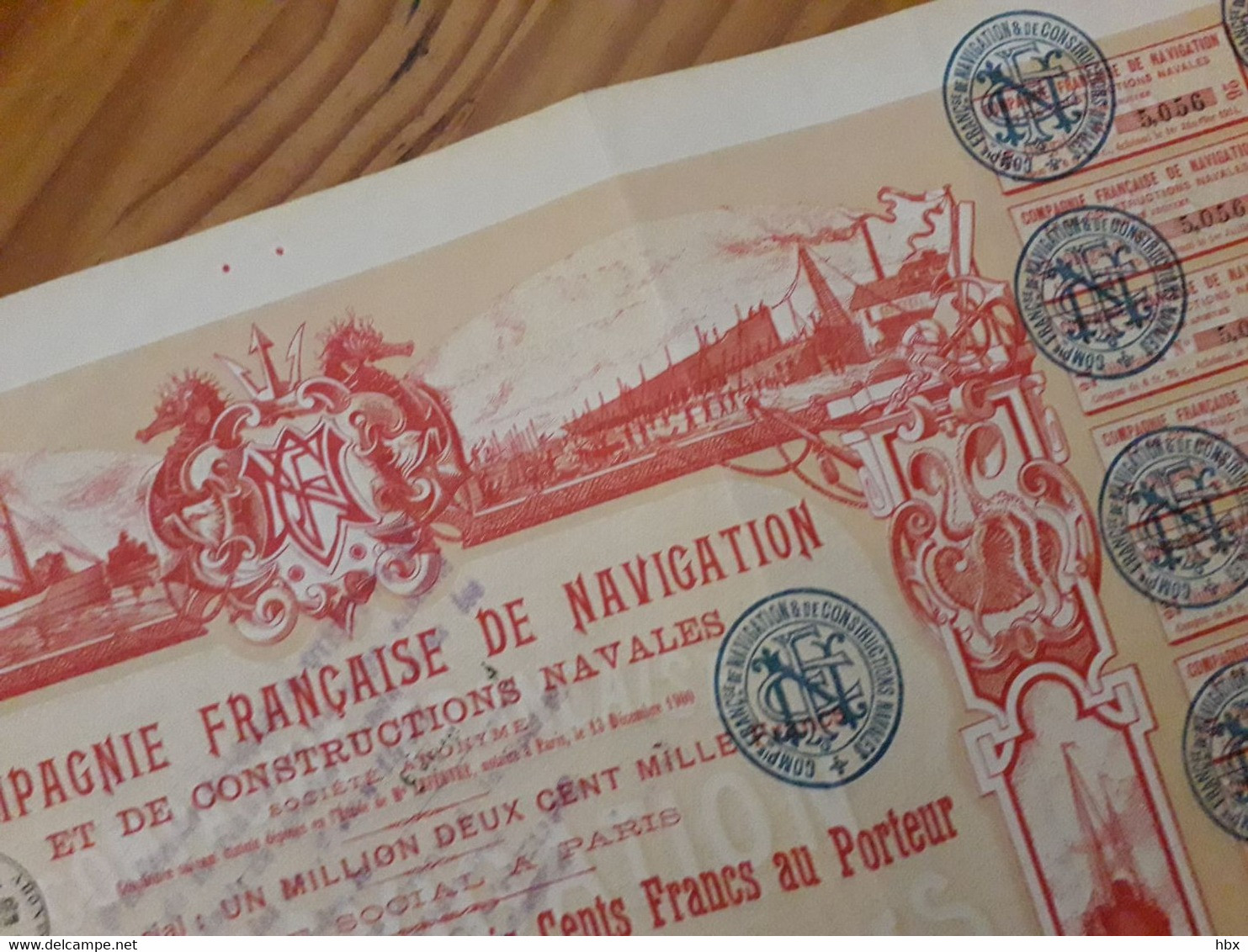 Compagnie Francaise De Navigation Et De Constructions Navales - 1901 - Navigazione