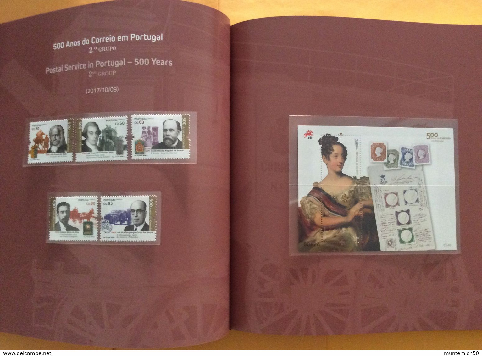 Portugal 2020 500 Years Of Postal Service Book (Only 4500 Copies) MNH RARE - Neufs