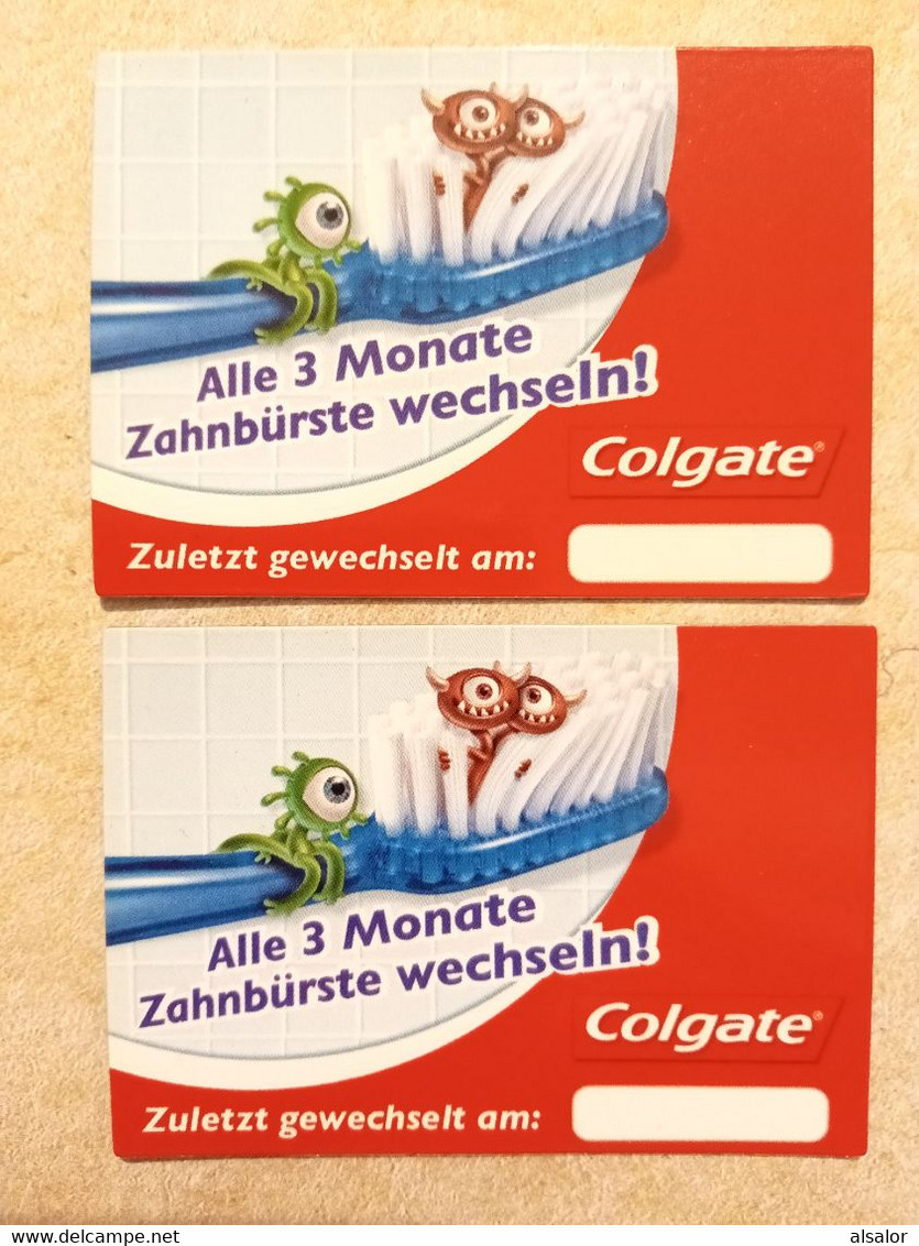 2 Magnets Colgate Allemagne / Deutschland / Germany - Advertising