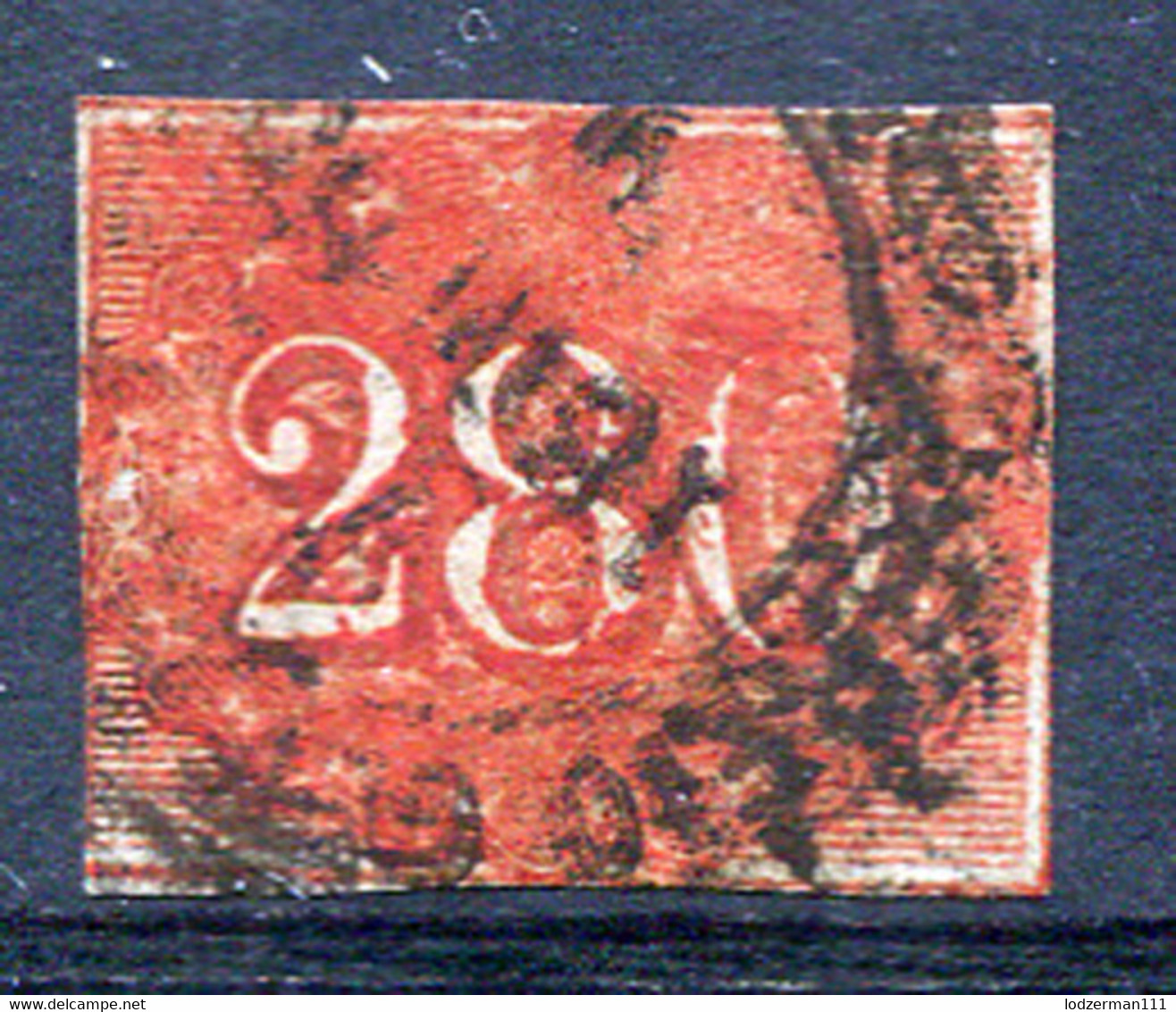 BRAZIL 280 R 1861 - Sc.39 (Mi.21. Yv.21) Used (VF) - Used Stamps