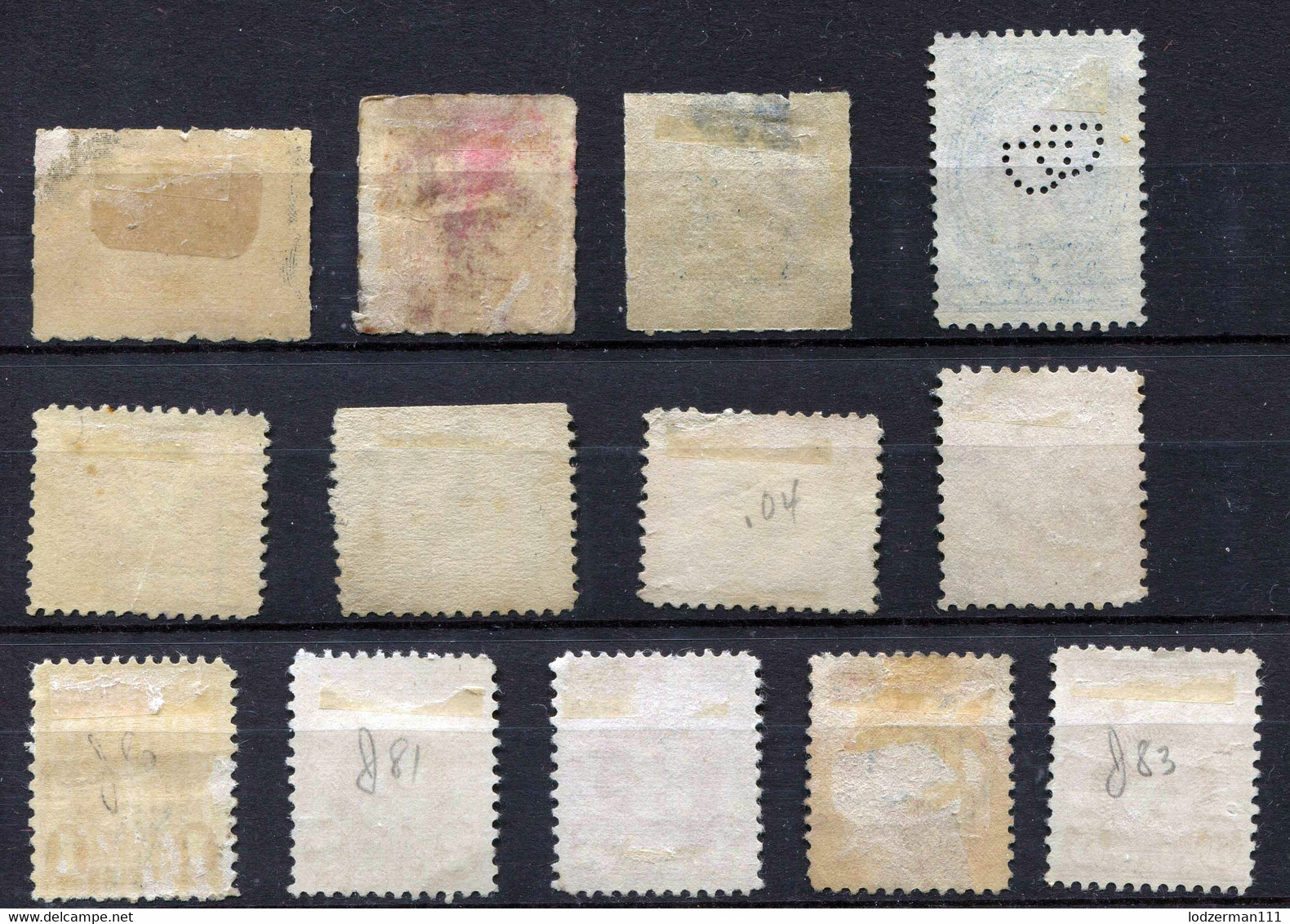 US - Small Coll. Of BOB Stamps (mixed Cond.) - Steuermarken