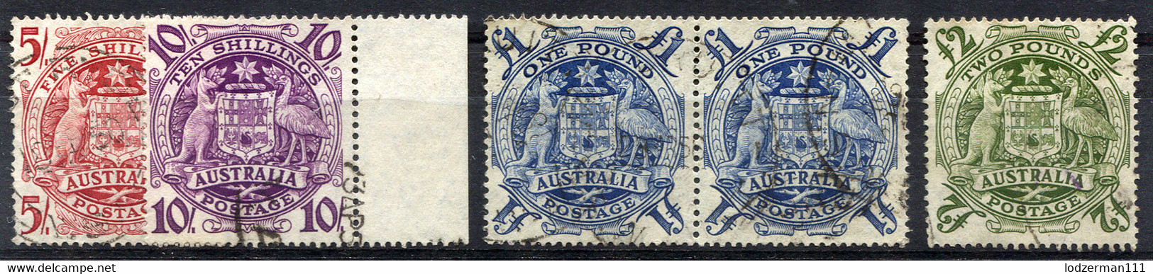 AUSTRALIA 1949-50 - Yv164-167 (Mi.187-190, Sc.218-221) Used (VF) Perfect - Usados