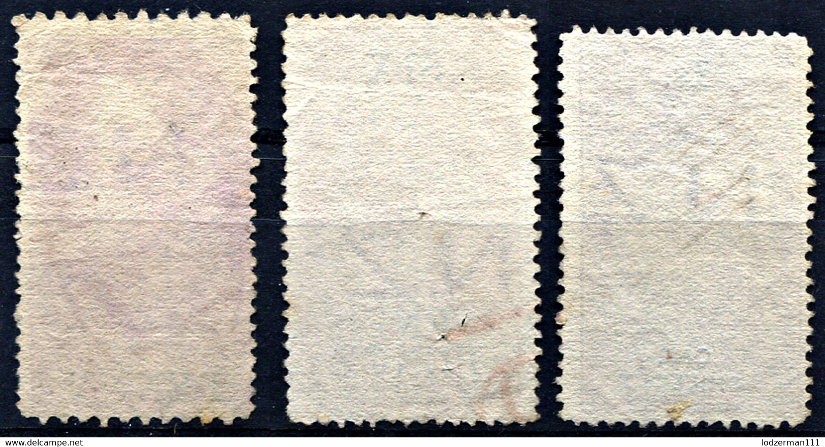 NZ 1871 - Three Duty Stamps - Fiscaux-postaux