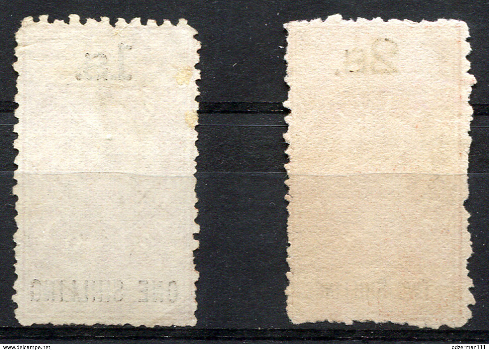 FIJI - Victoria Duty Stamps 1sh And 2 Sh (VF) - Fiji (...-1970)