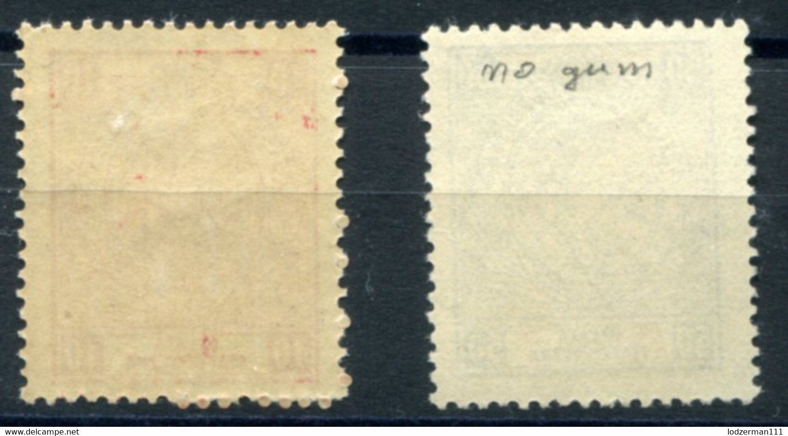 1936 Statistic Fees - 2 Unused Stamps (MNH-MNG) - Fiscales