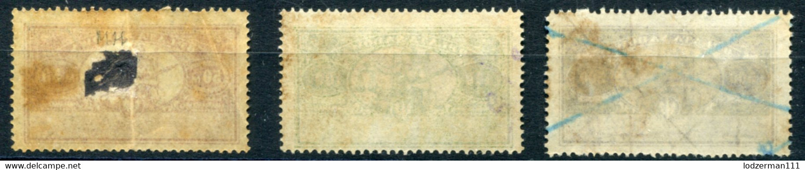 1920 Judicial (Court Fees) - 3 Stamps (mix) - Fiscali