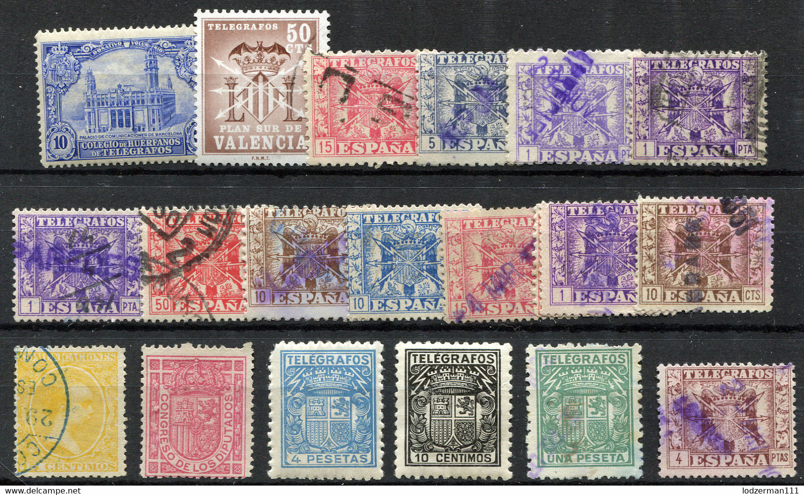 SPAIN - Lot Of Stamps (mix) - Telegramas