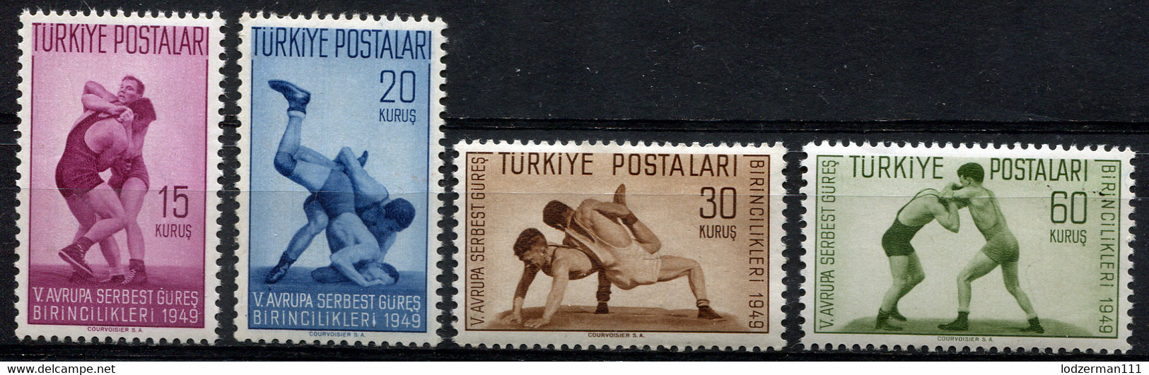 TURKEY 1949 - Mi.1231-1234  MNH (postfrisch) Perfect (VF) - Unused Stamps