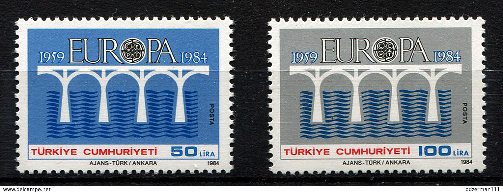 TURKEY - Europa CEPT 1984 MNH (postfrisch) VF - Neufs