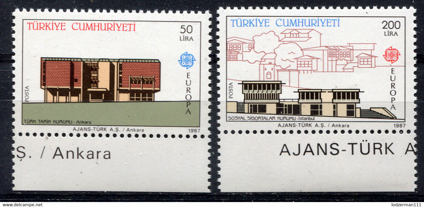 TURKEY 1987 - Mi.2777-2778 MNH (postfrisch) Perfect (VF) - Nuevos