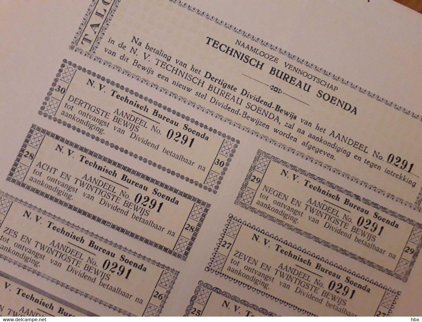 Indonesia : Technisch Bureau Soenda - Bandoeng - 1910 - Asie