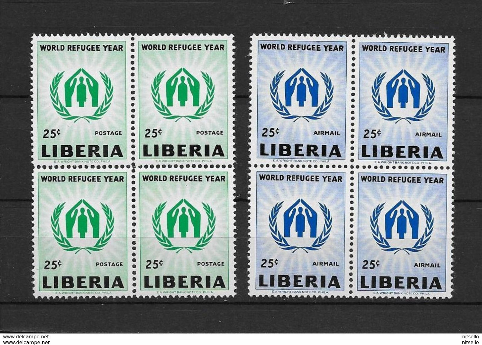 LOTE 1875-2  ///  (C015)  LIBERIA 1960 - YVERT Nº  366 + PA 120  **MNH    ¡¡¡¡LIQUIDATION !!!! - Liberia