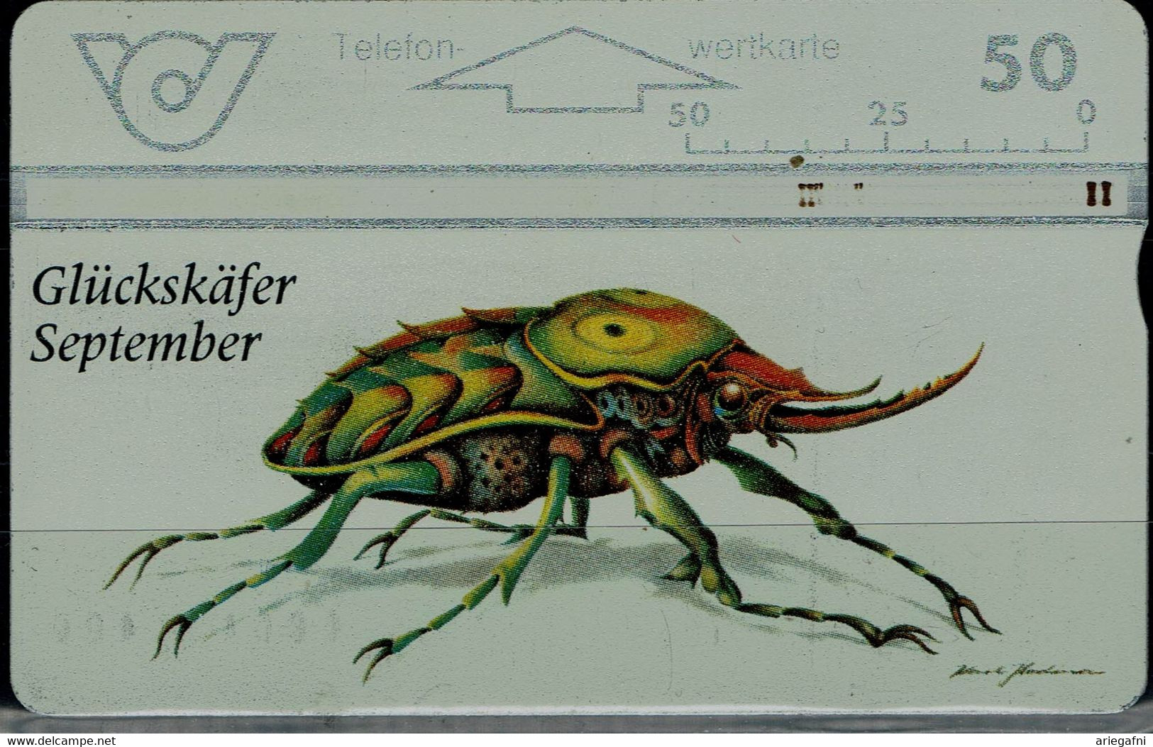 AUSTRIA  1998 PHONECARD INSECTS USED VF!! - Sonstige & Ohne Zuordnung