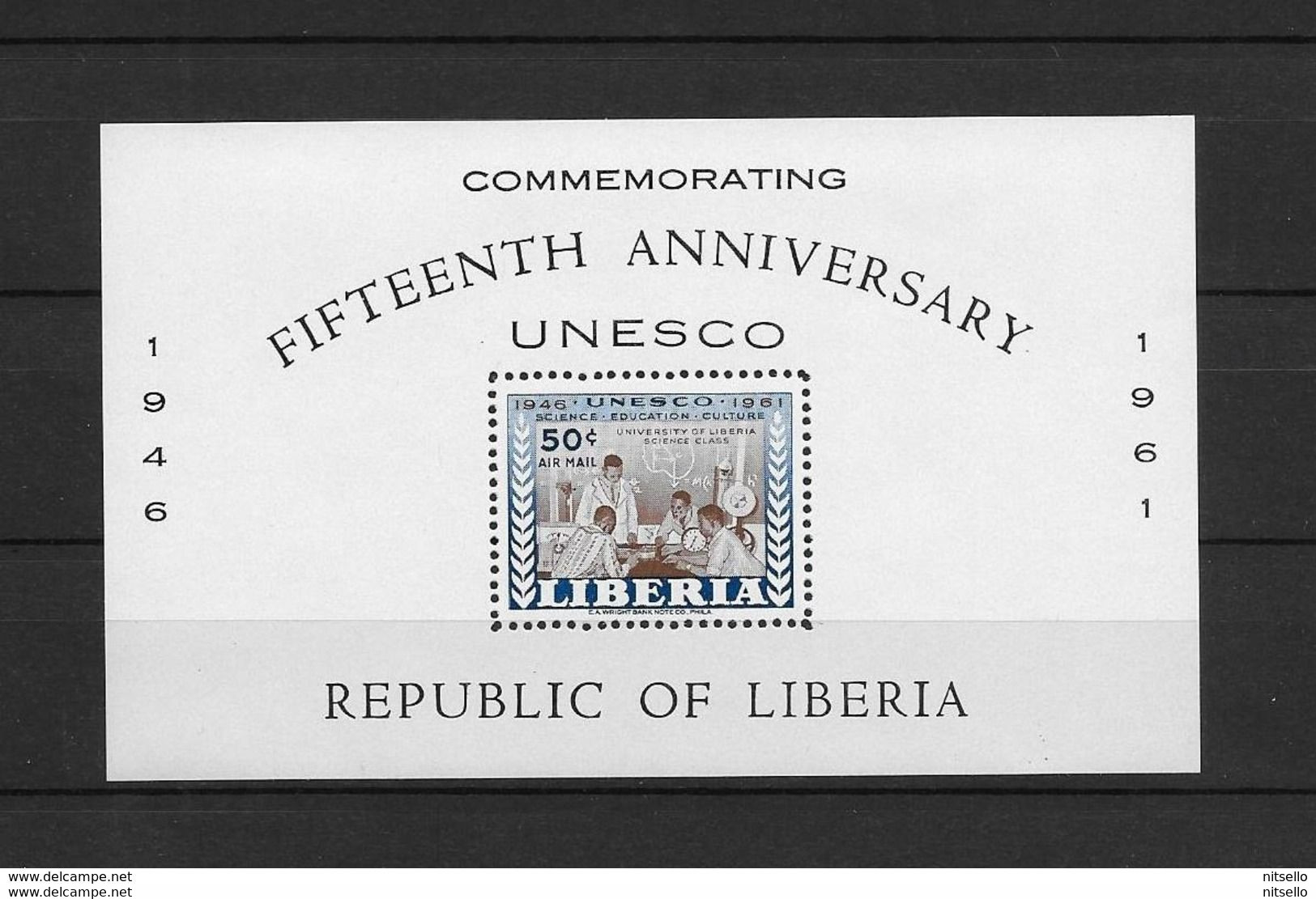 LOTE 1875-2  ///  (C015)  LIBERIA 1961 HB **MNH    ¡¡¡¡LIQUIDATION !!!! - Liberia