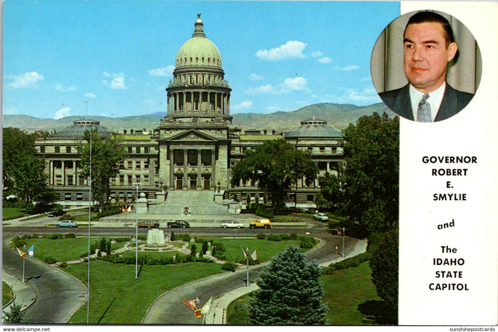 Idaho Boise State Capitol Building And Governor Robert E Smylie - Boise