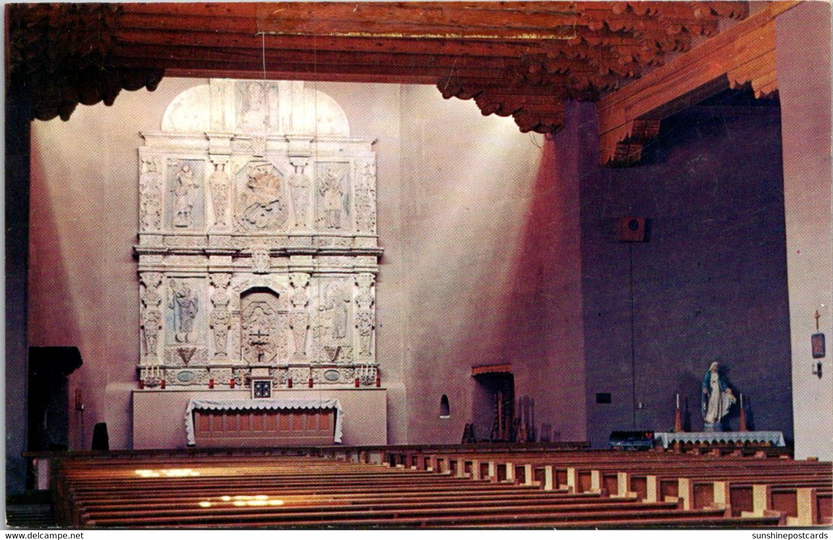 New Mexico Santa Fe Interior Of Cristo Rey Church - Santa Fe