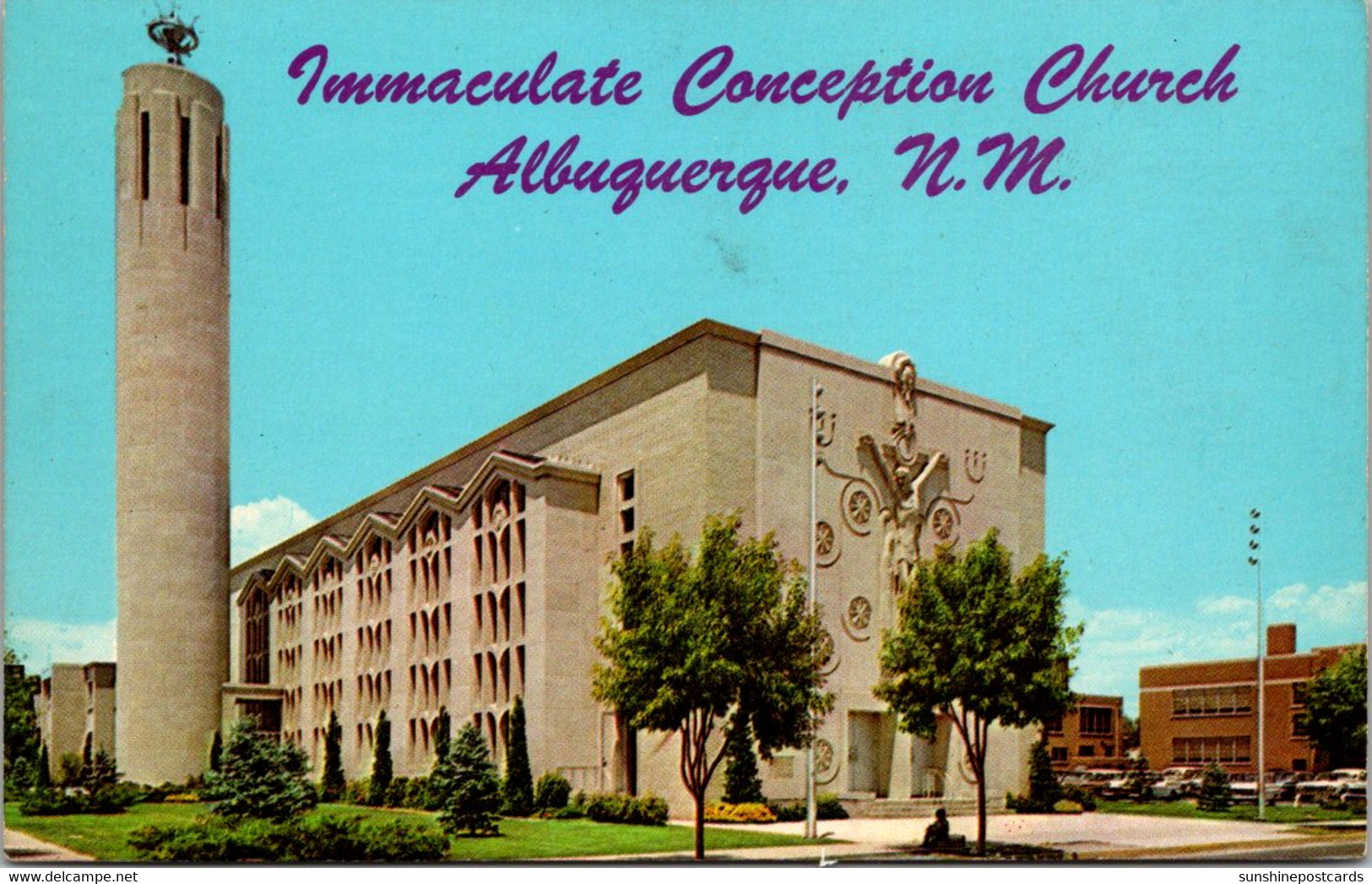 New Mexico Albuquerque Immaculate Conception Church 1966 - Albuquerque