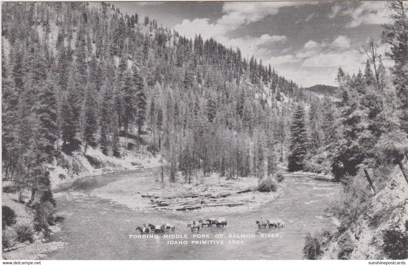 Idaho Fording Middle Fork Of Salmon River - Coeur D'Alene