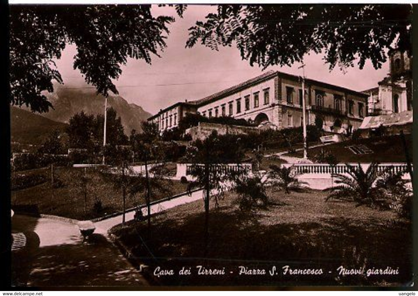 RE16 CAVA DEI TIRRENI - PIAZZA S. FRANCESCO , NUOVI GIARDINI - Cava De' Tirreni