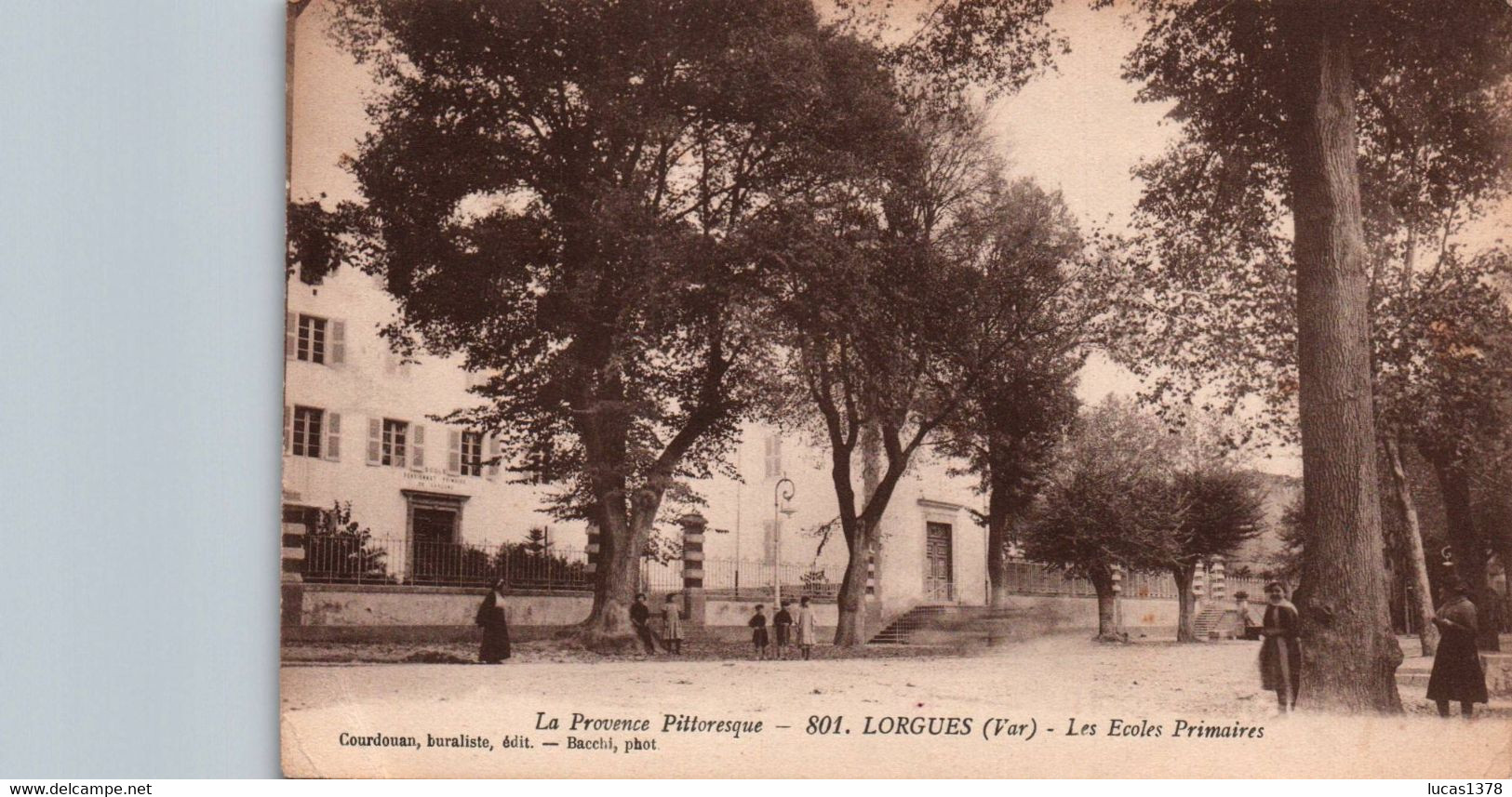 83 / LORGUES / LES ECOLES PRIMAIRES / RARE + - Lorgues