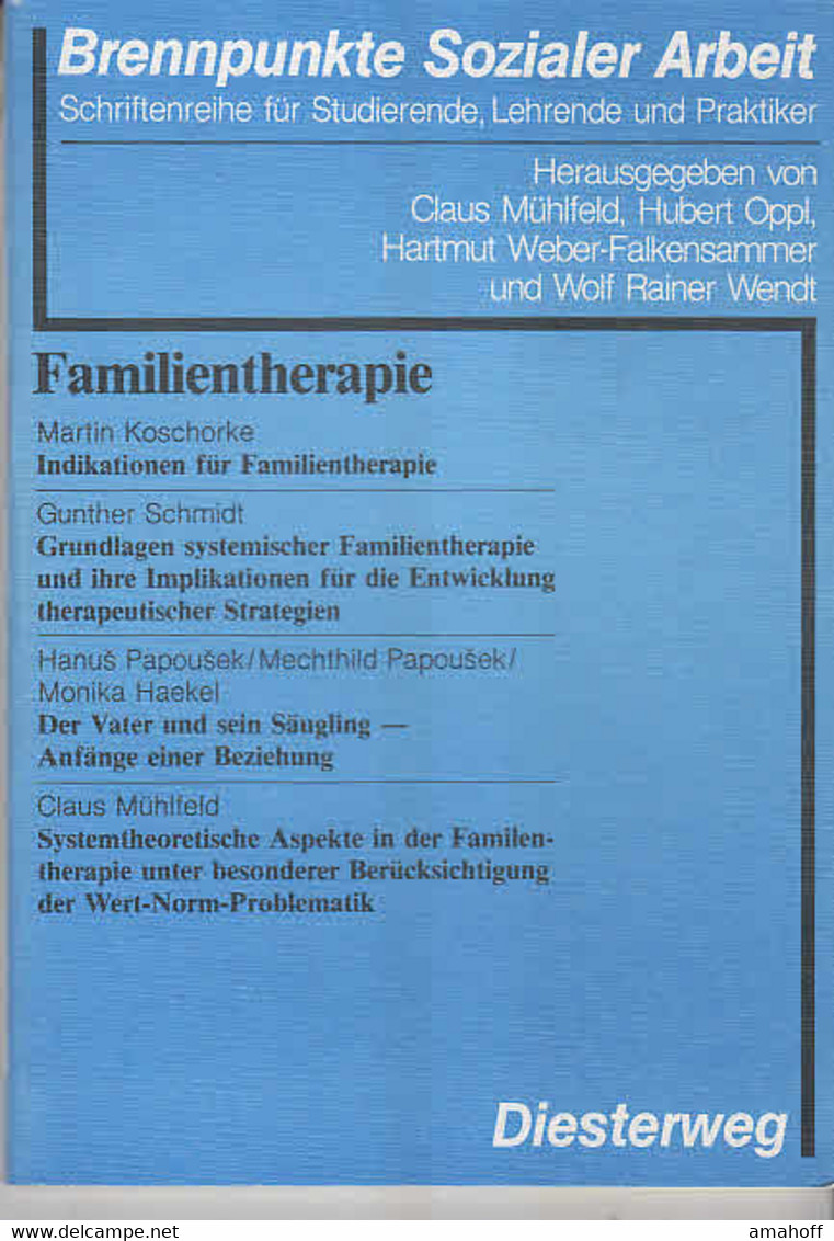 Brennpunkte Sozialer Arbeit: Familientherapie - Psychologie