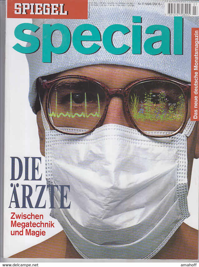 Spiegel Special. Die Ärzte - Zwischen Megatechnik Und Magie Nr. 7 / 1996 - Sonstige & Ohne Zuordnung