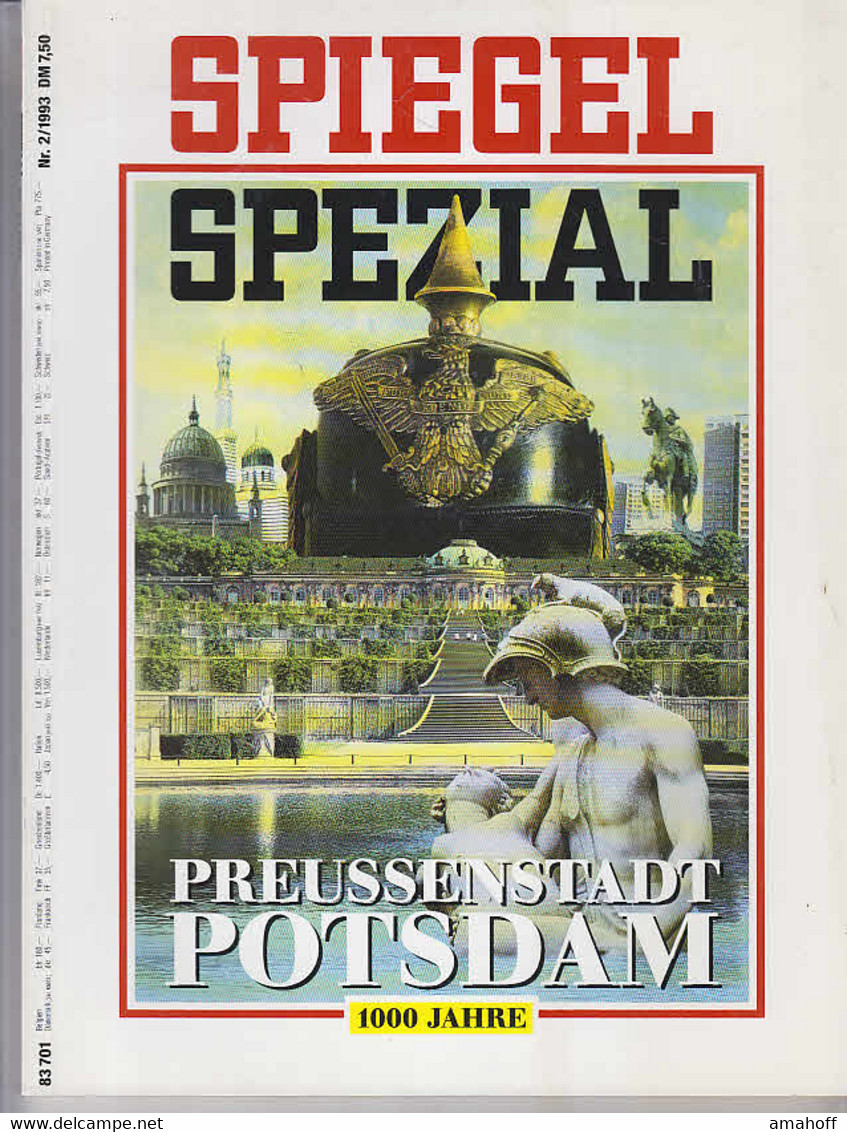 Spiegel Special Nr. 02/1993 Preussenstadt Potsdam - Sonstige & Ohne Zuordnung