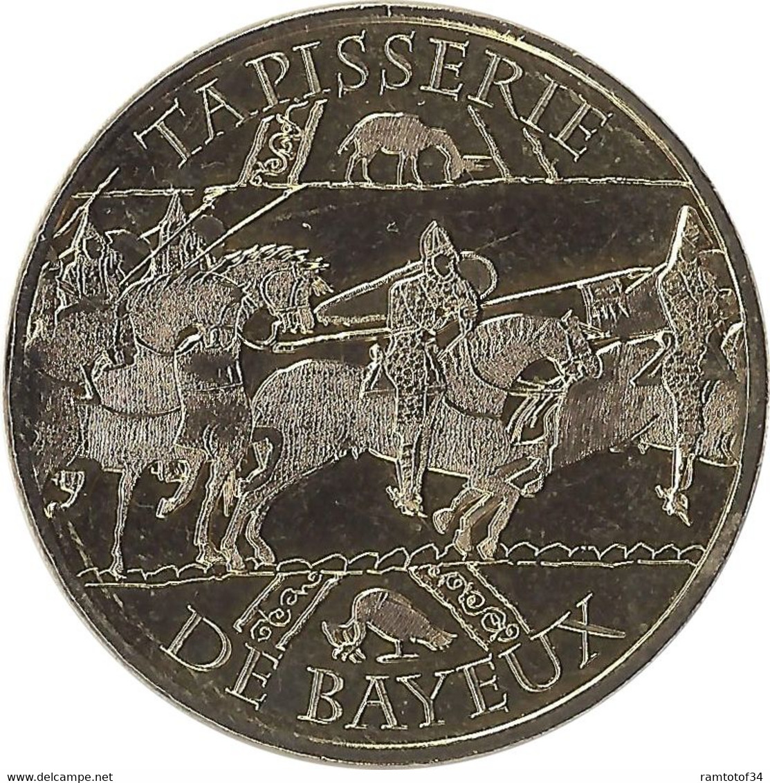 2017 MDP246 - BAYEUX - La Tapisserie De Bayeux  2 (Cavaliers Bataille D'Hastings ) / MONNAIE DE PARIS - 2017