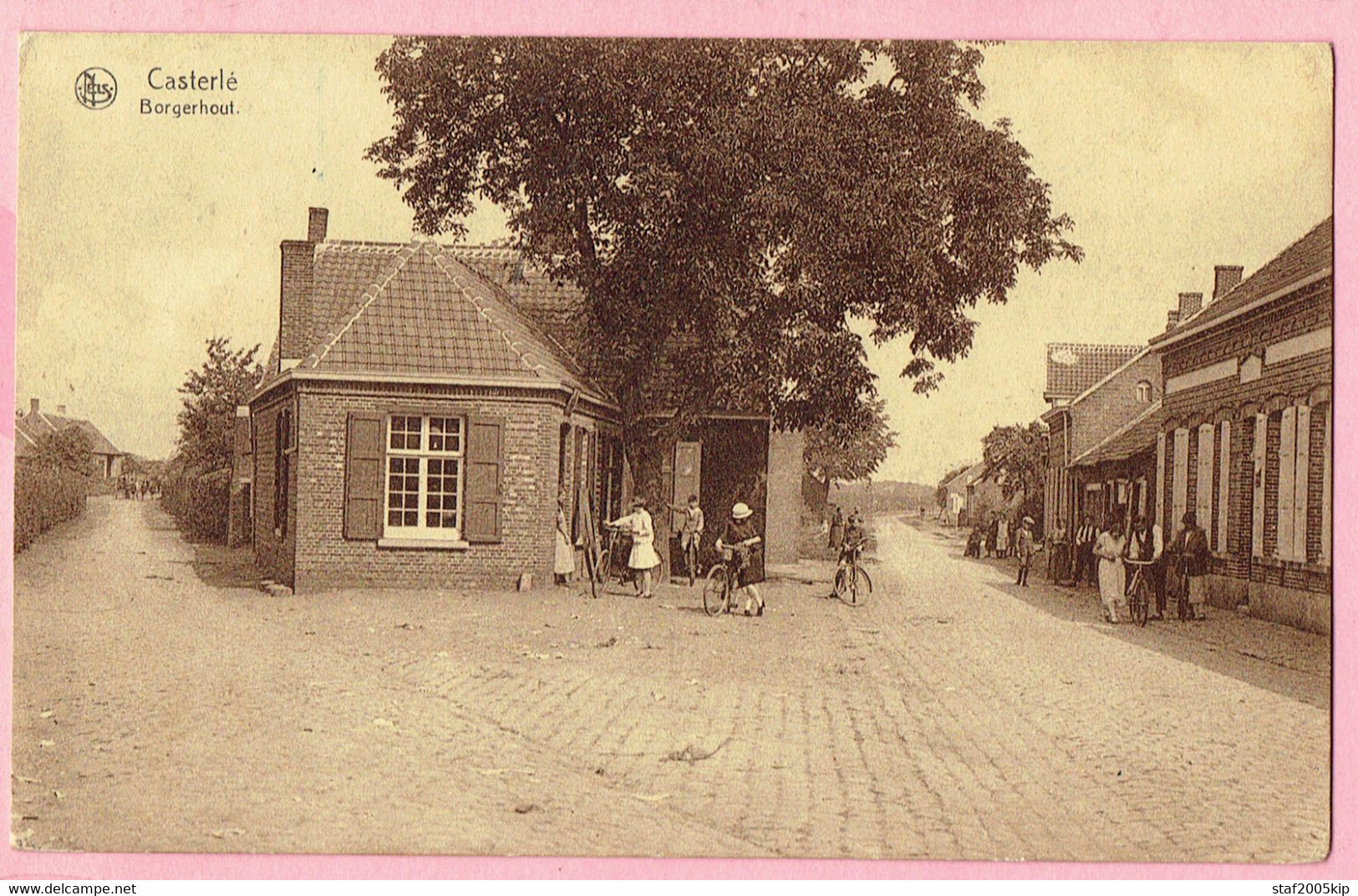 Casterlé - Borgerhout - Kasterlee - 1930 - (Splitsing Monseigneur Miertsstraat En Retiebaan) - Kasterlee