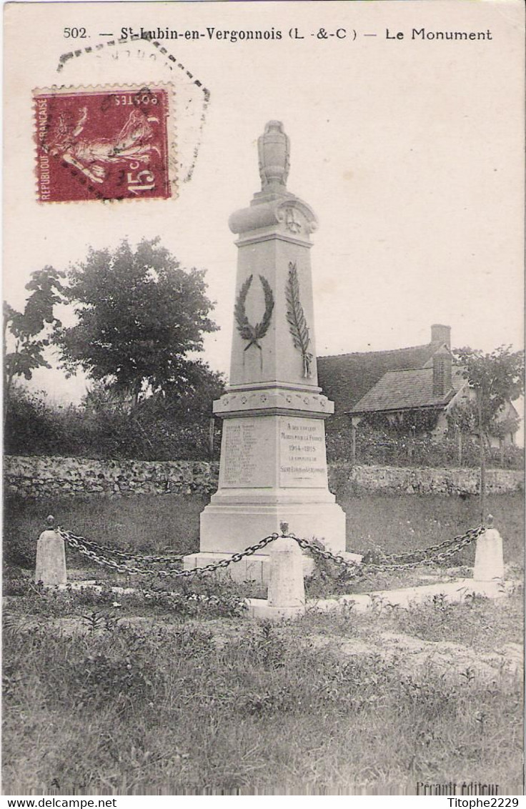 41 - Saint Lubin En Vergonnois - Le Monument - Otros & Sin Clasificación