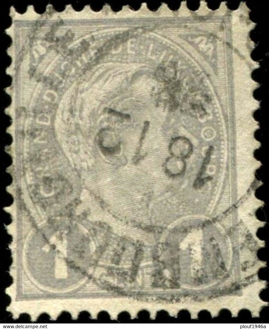 Pays : 286,01 (Luxembourg)  Yvert Et Tellier N° :    69 (o) - 1895 Adolphe Right-hand Side