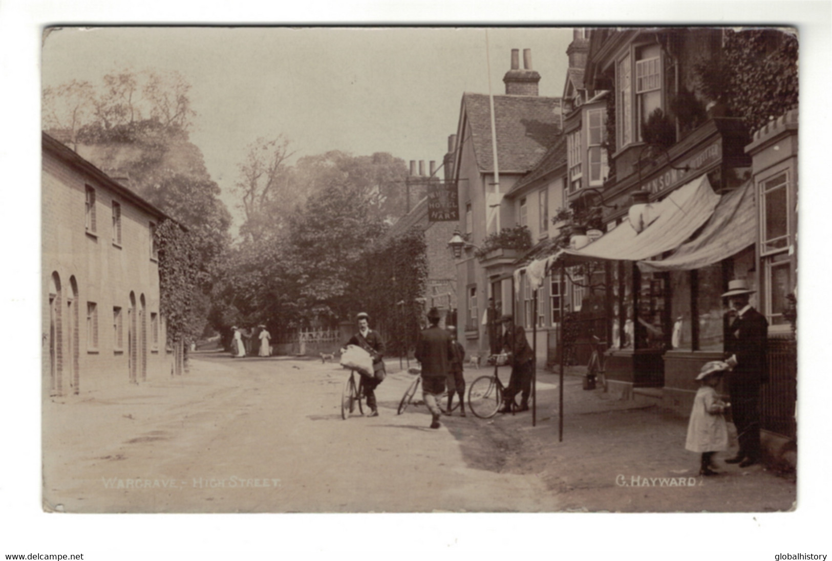 DG2478 - WARGRAVE - HIGH STREET, READING AREA - RPPC - - Andere & Zonder Classificatie