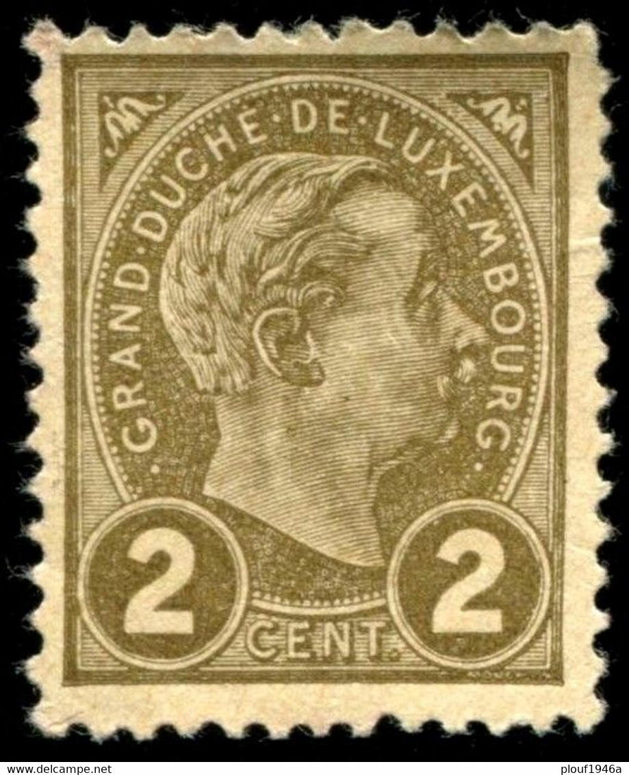 Pays : 286,01 (Luxembourg)  Yvert Et Tellier N° :    70 (*) - 1895 Adolphe De Profil