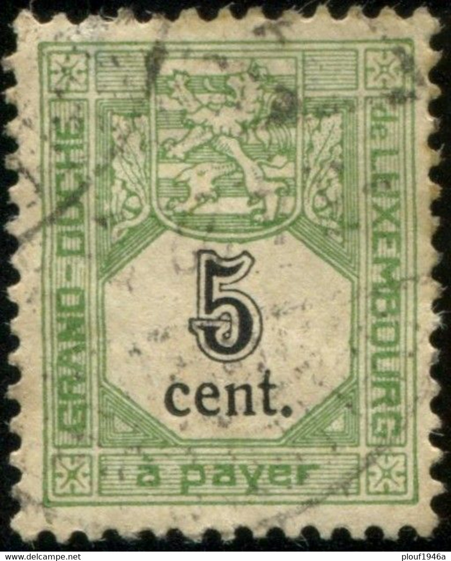 Pays : 286,04 (Luxembourg)  Yvert Et Tellier N° : Tx    1 (o) - Postage Due