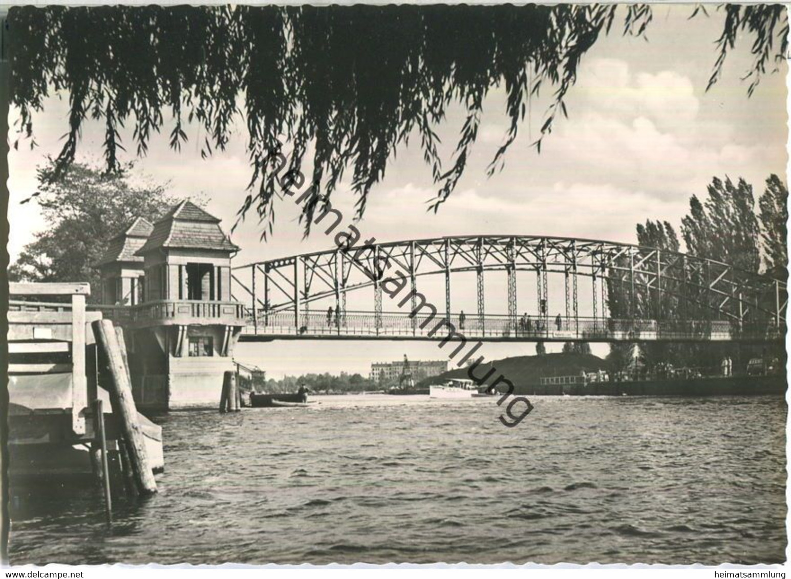 Berlin-Tegel - Hafen-Brücke - Foto-Ansichtskarte - Verlag Foto-Hübner Berlin - Tegel