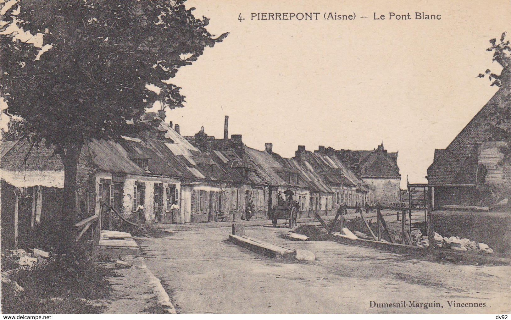 AISNE PIERREPONT LE PONT BLANC - Altri & Non Classificati