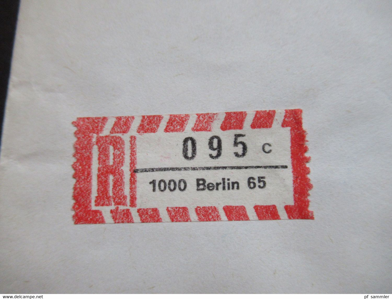 Berlin 1983 Freimarken BuS Nr.540 Und 615 Einschreiben 1000 Berlin 65 Verwendung: Berlin Ortsbrief - Storia Postale