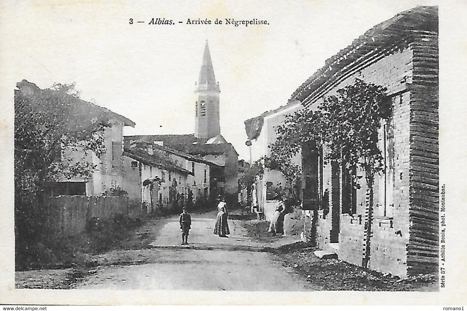 82)  ALBIAS  -  Arrivée De Nègrepelisse - Albias
