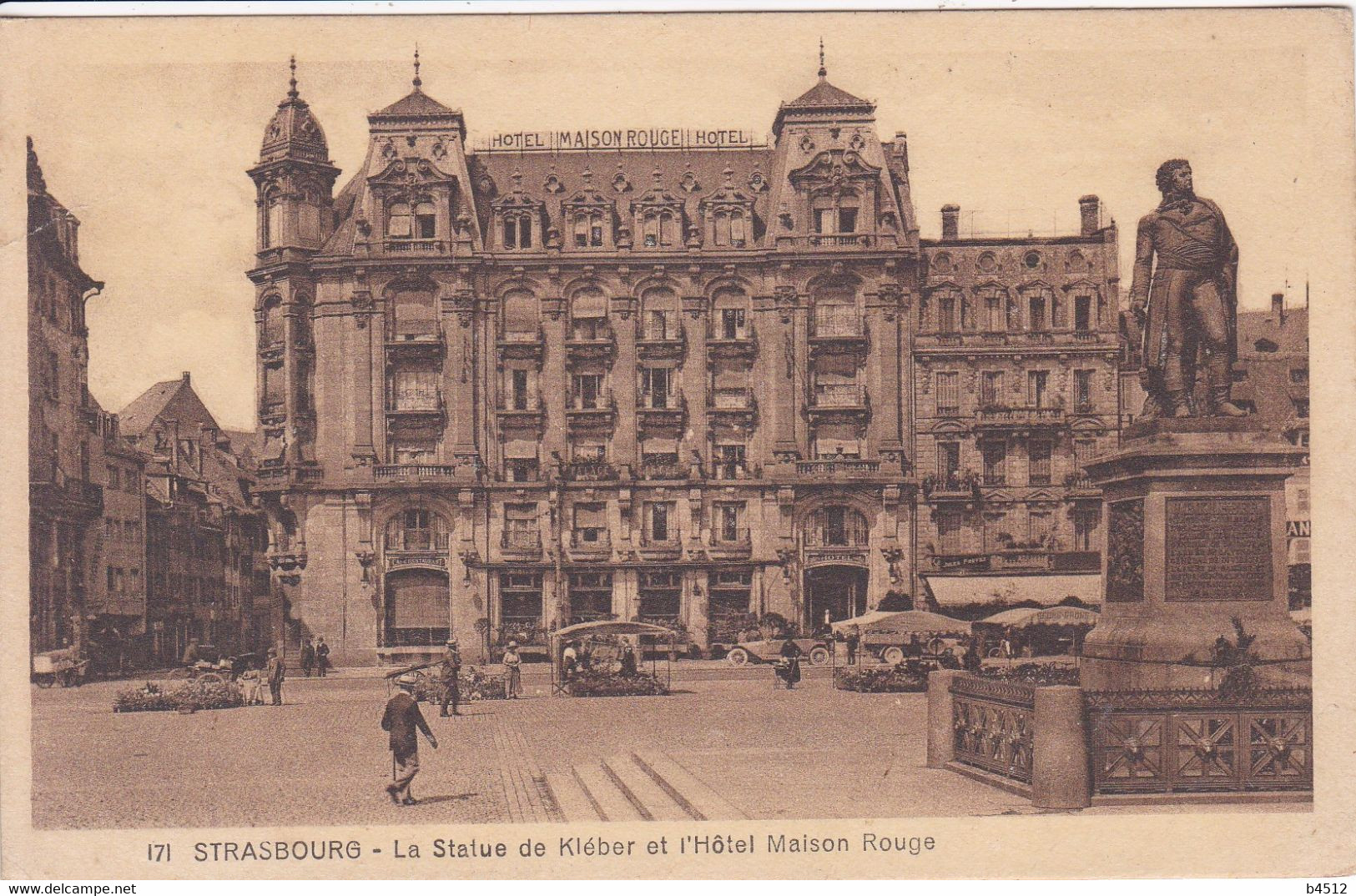 67 STRASBOURG Hôtel Maison Rouge , Note De Frais , Publicité - Straatsburg