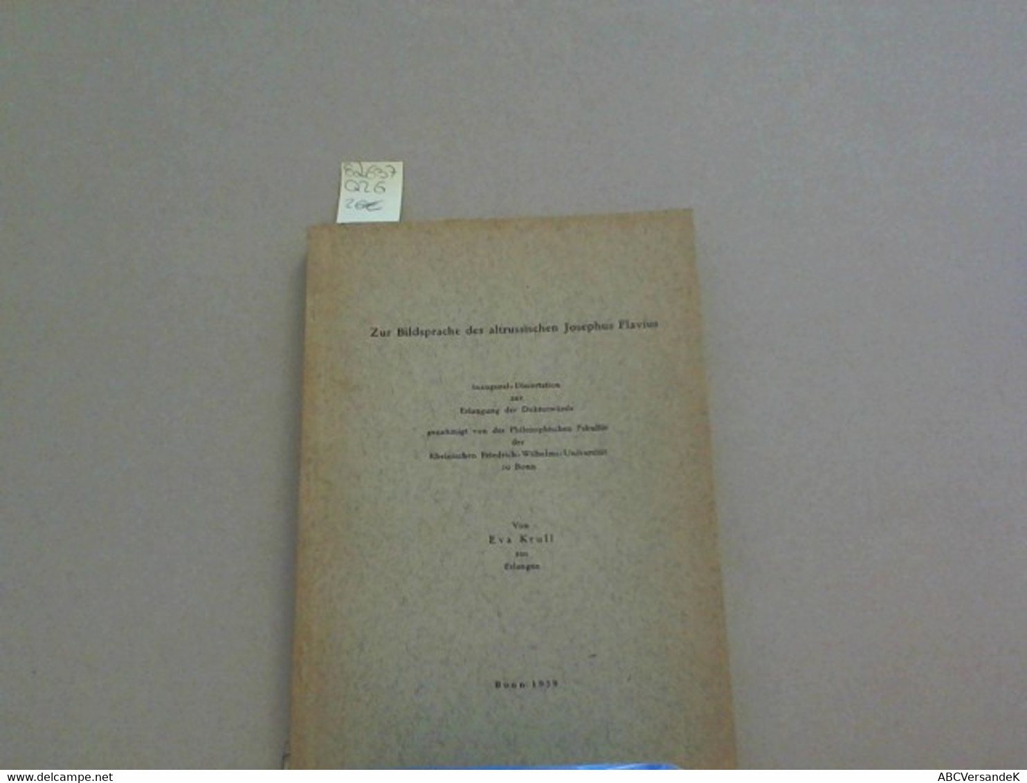 Zur Bildsprache Des Altrussischen Josephus Flavius. - Philosophie