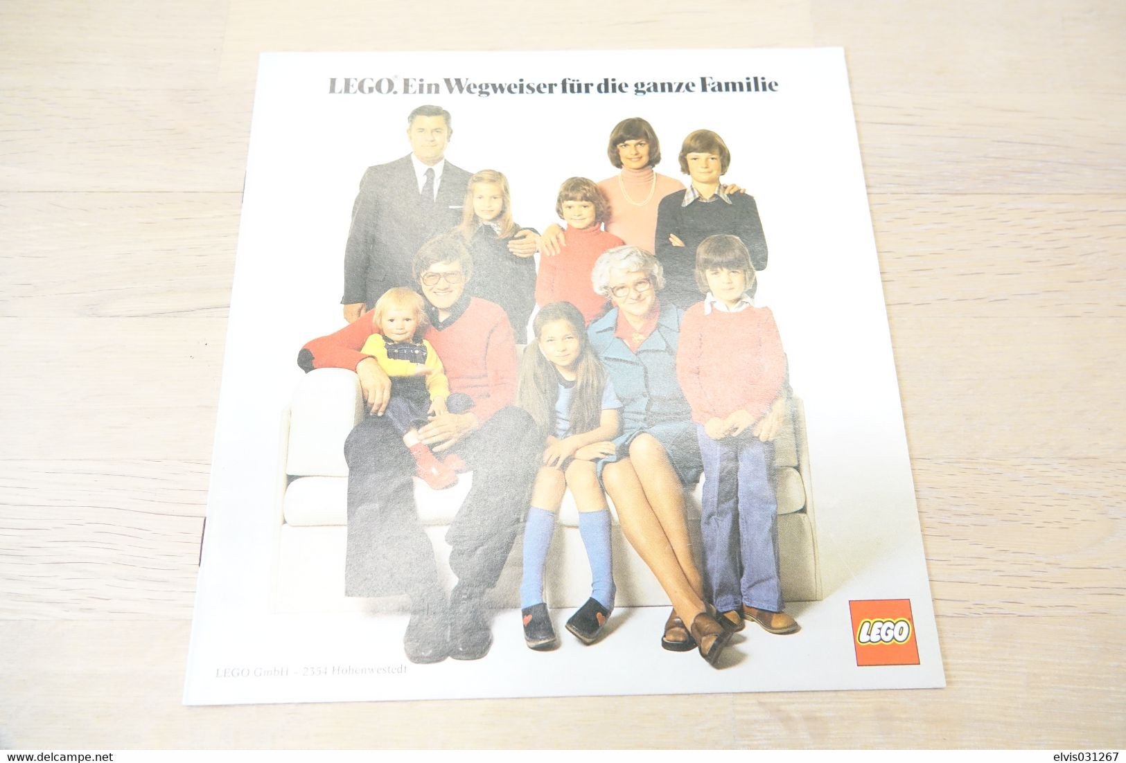 LEGO - CATALOG  1976 Large German (98400-Ty) - Original Lego 1976 - Vintage - - Catalogues