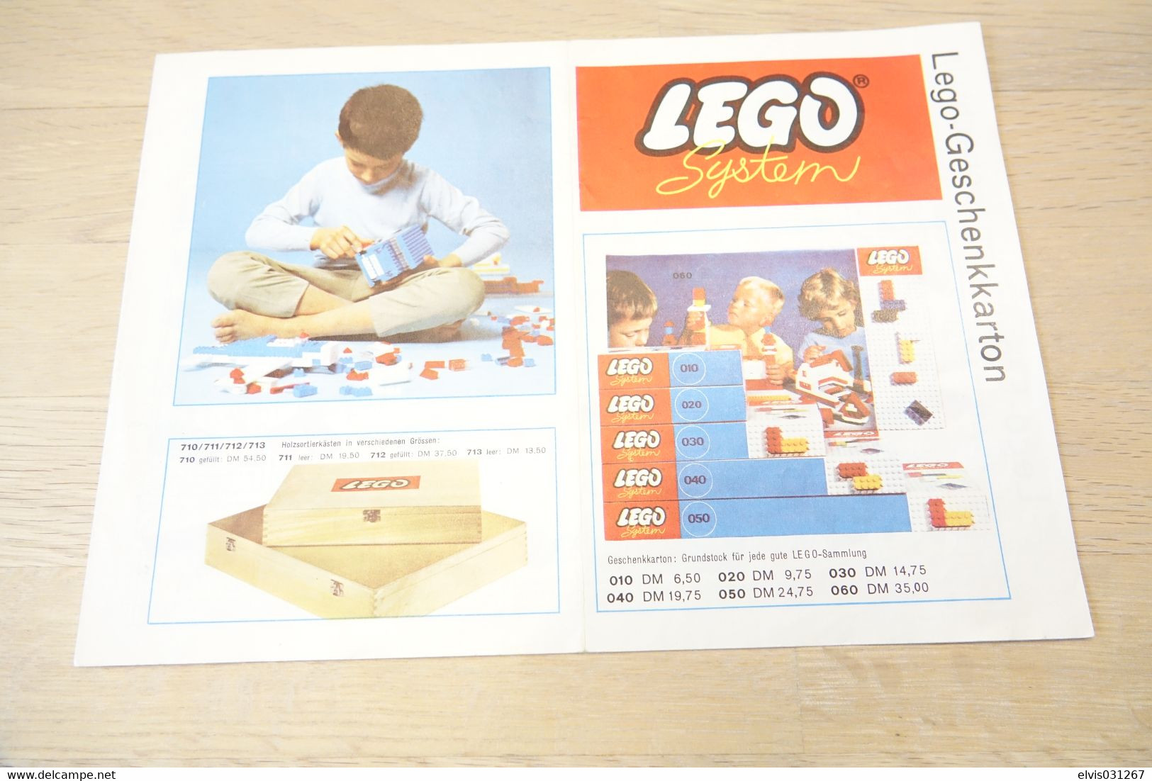 LEGO - CATALOG 1965 German (3131-ty) - Original Lego 1965 - Vintage - - Cataloghi