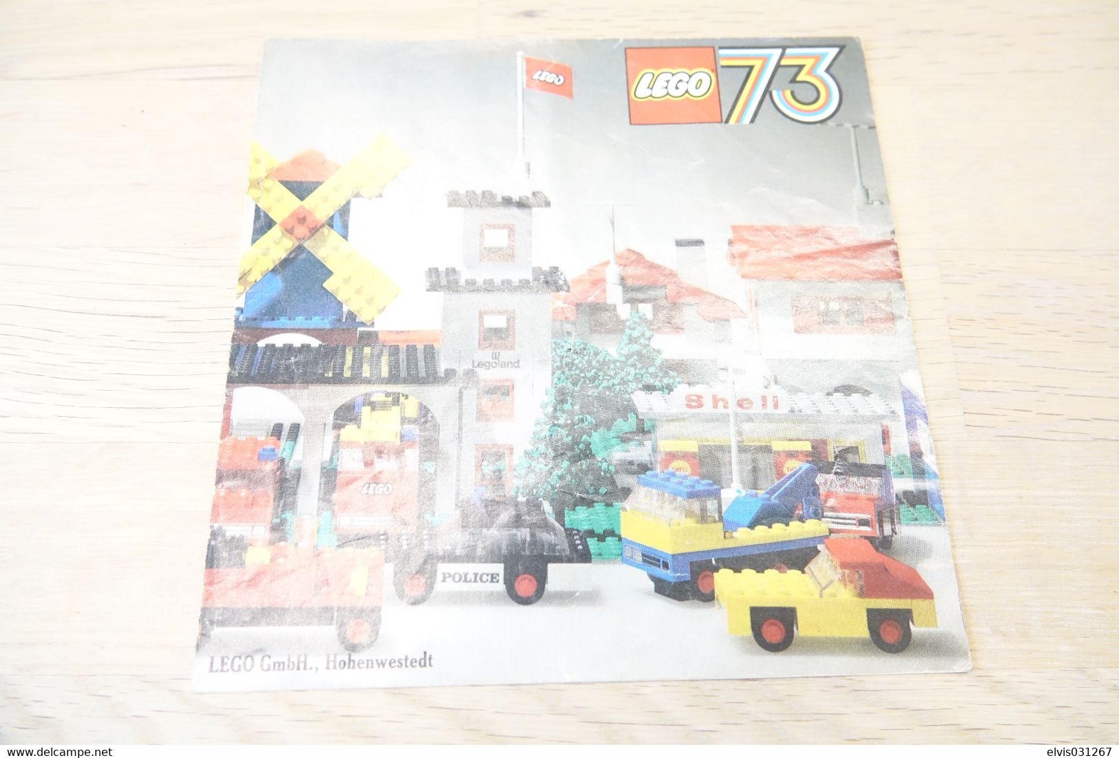 LEGO - CATALOG 1973 Medium Legoland German (97525-Ty.) - Original Lego 1973 - Vintage - - Catalogues