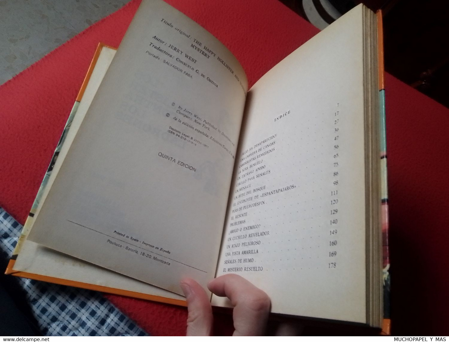 LIBRO LOS HOLLISTER CONTRA LOS LADRONES JERRY WEST Nº 21 EDICIONES TORAY 1977 TAPA DURA VER FOTOS...,SPANISH LANGUAGE... - Kinder- Und Jugendbücher