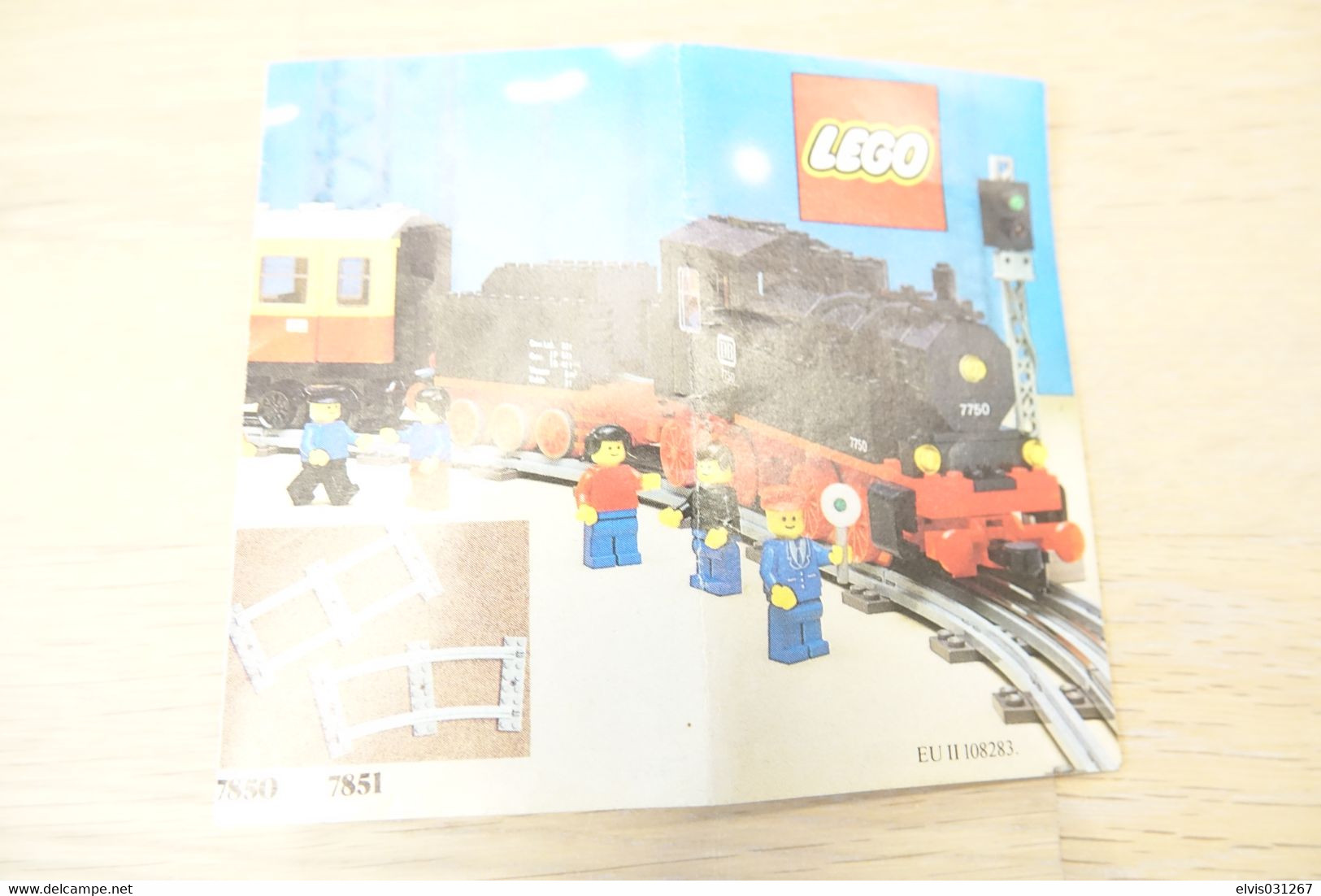 LEGO - CATALOG 1980 Mini Train (EU II 108283) - Original Lego 1980 - Vintage - - Catalogues