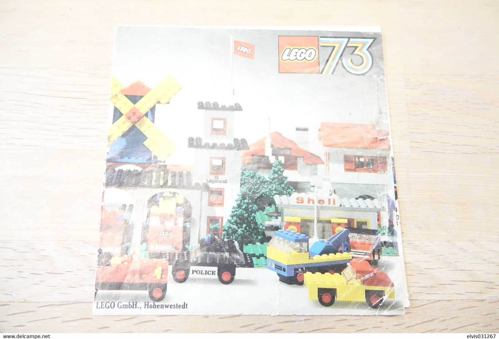 LEGO - CATALOG 1973 Medium Legoland German (97525-Ty.) - Original Lego 1973 - Vintage - - Catalogs
